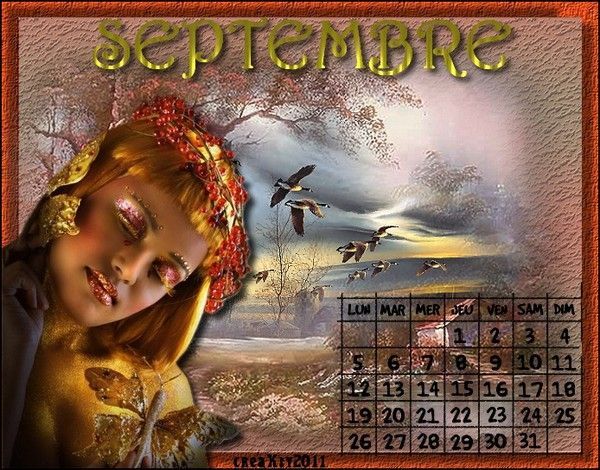 Calendrier Septembre 2011