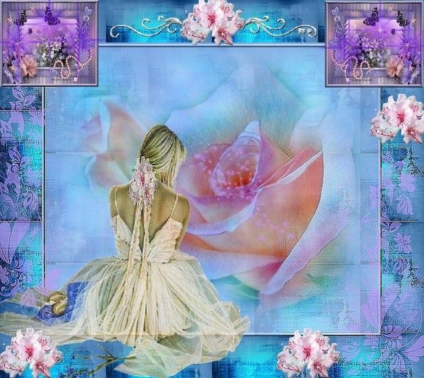 Femme à la rose